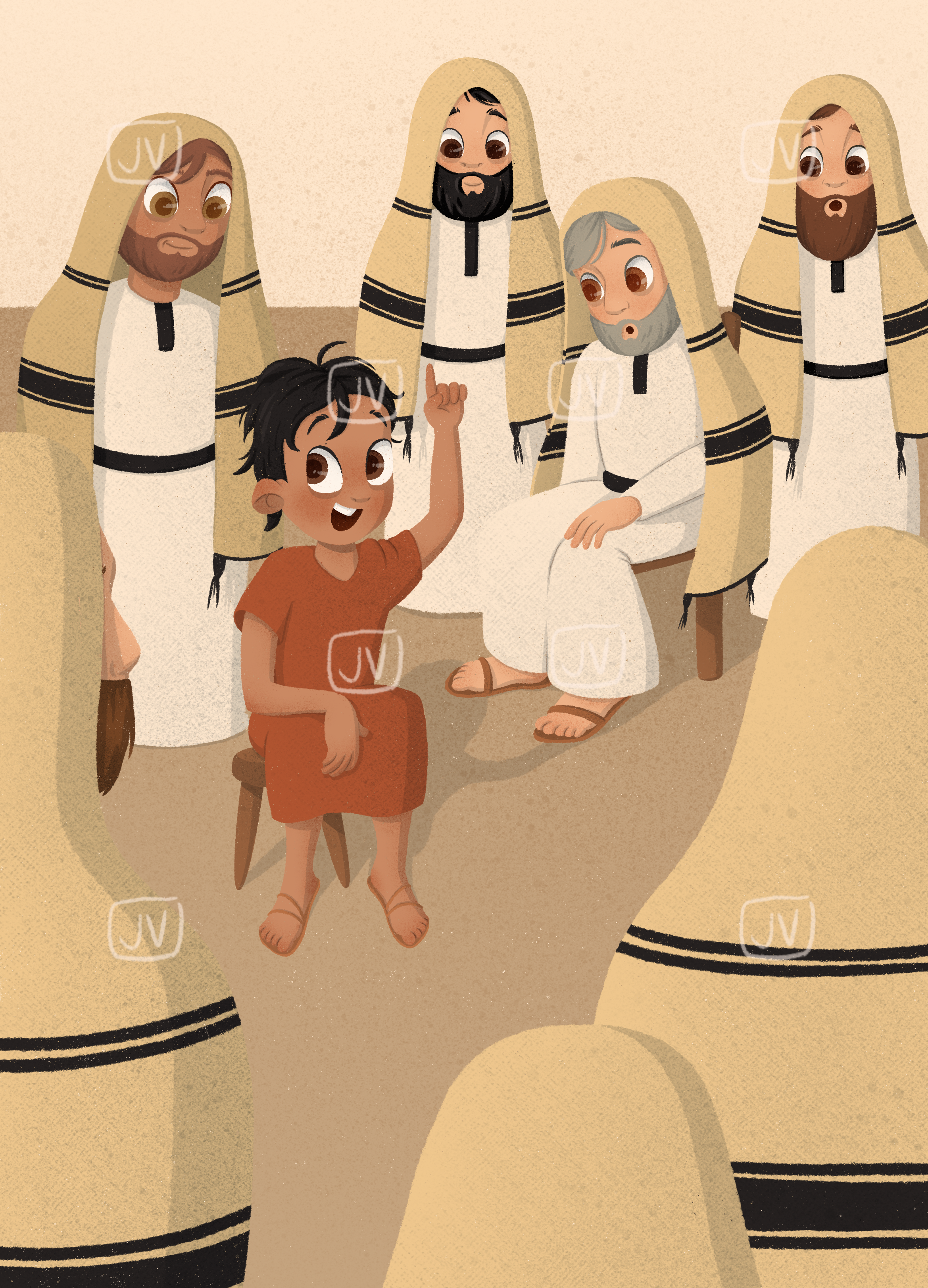 Jenske Visser - Law of Messiah drawing