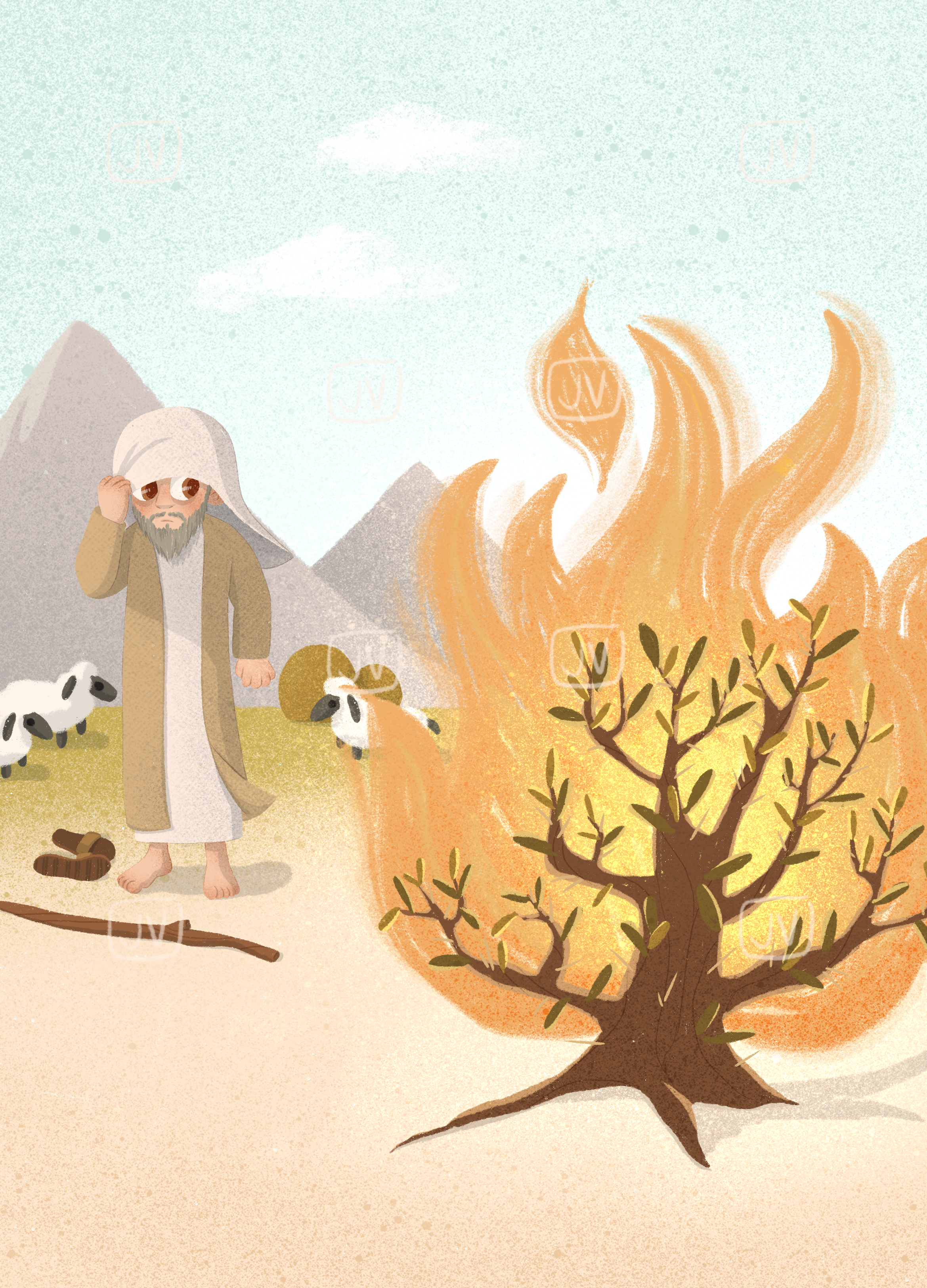 Jenske Visser - Law of Messiah drawing