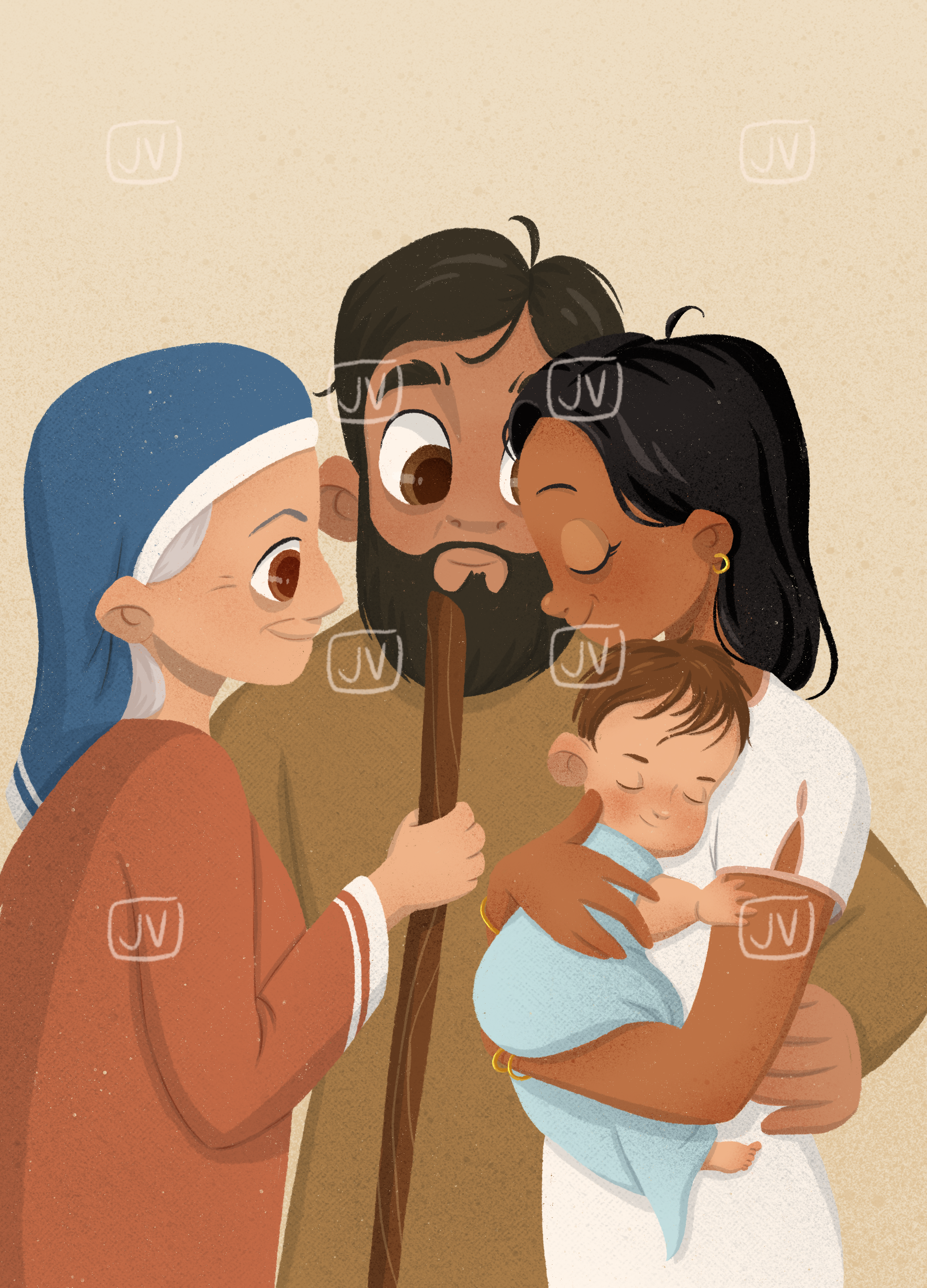Jenske Visser - Law of Messiah drawing