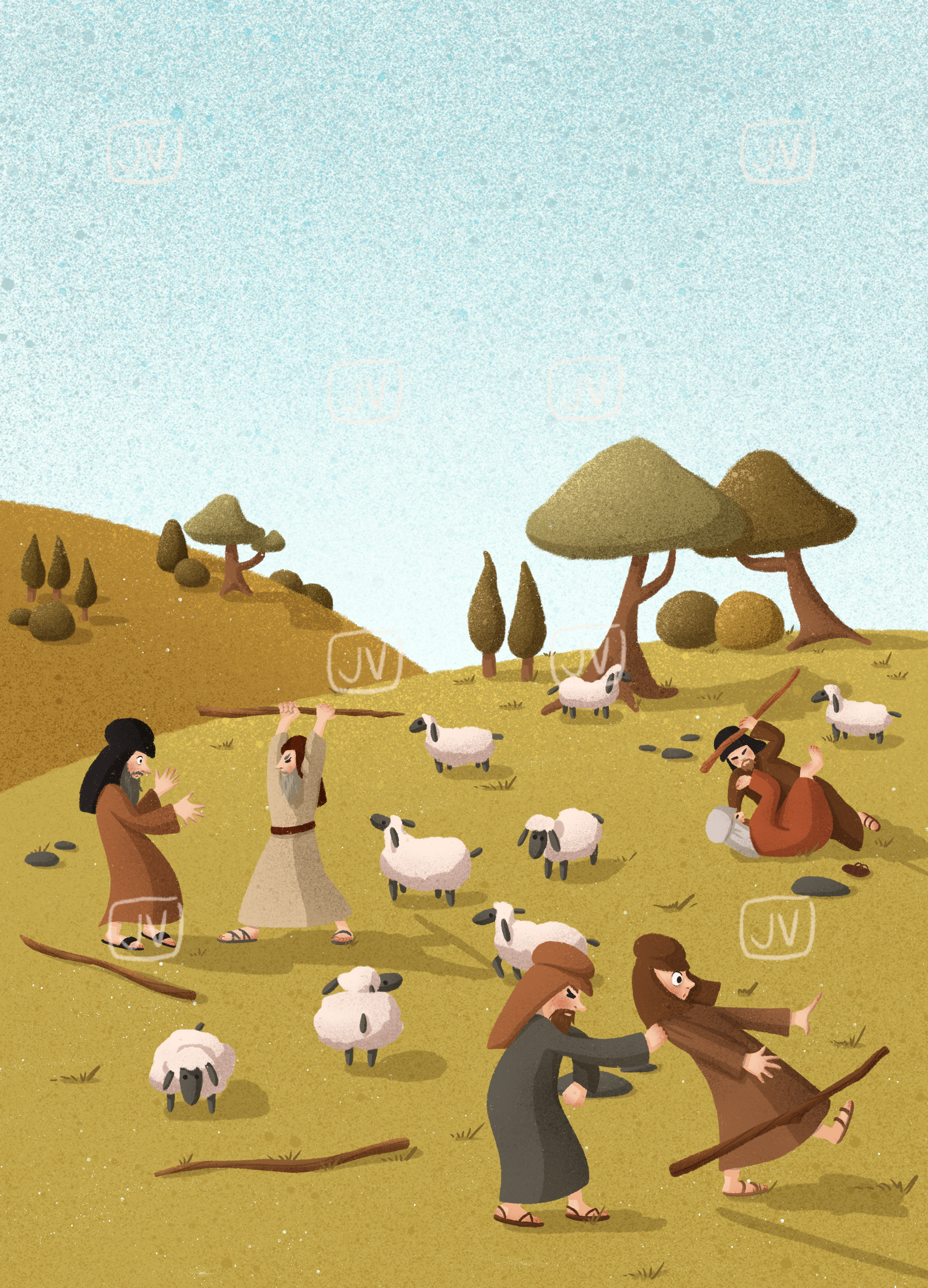 Jenske Visser - Law of Messiah drawing
