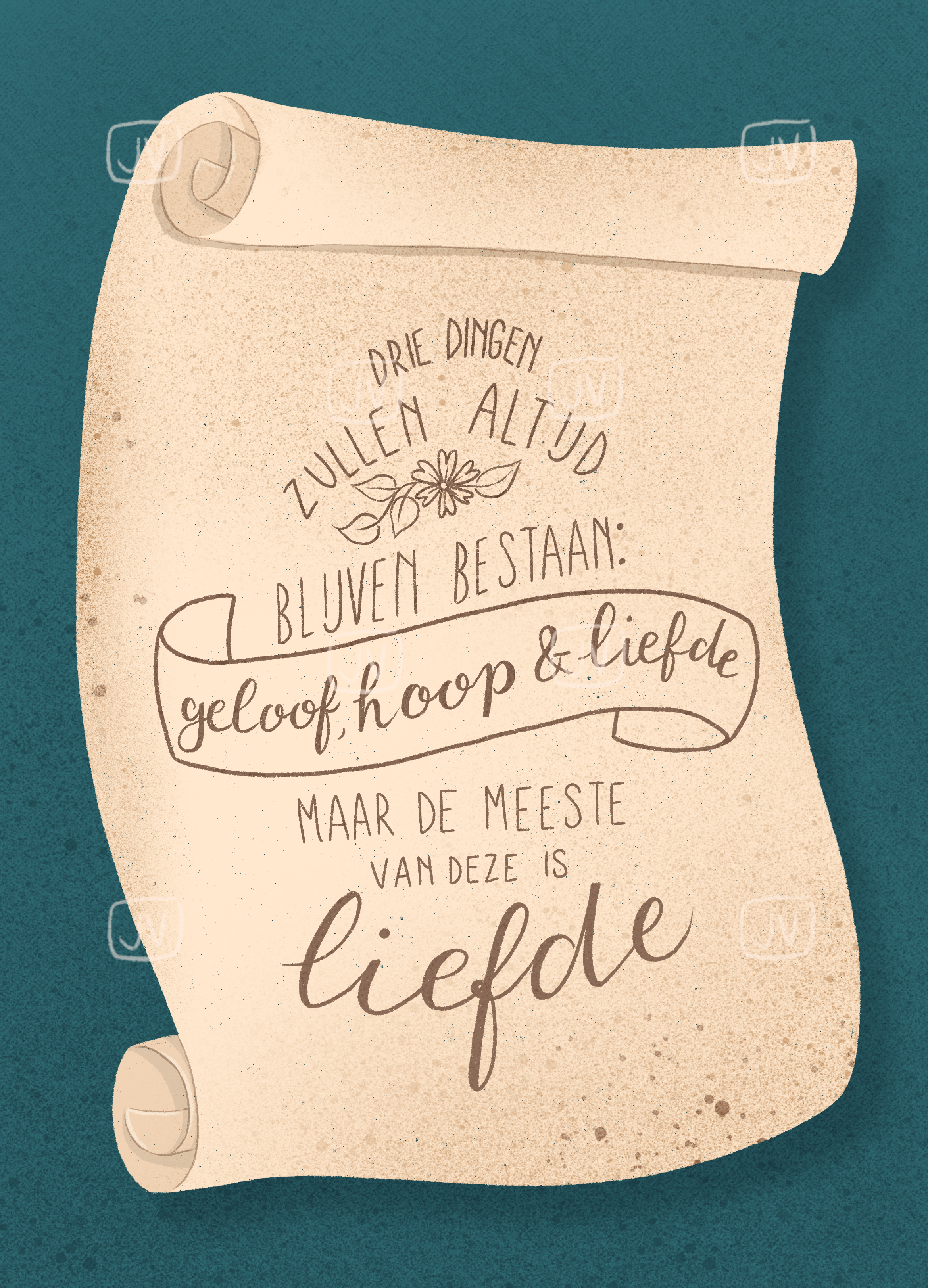 Jenske Visser - Law of Messiah drawing