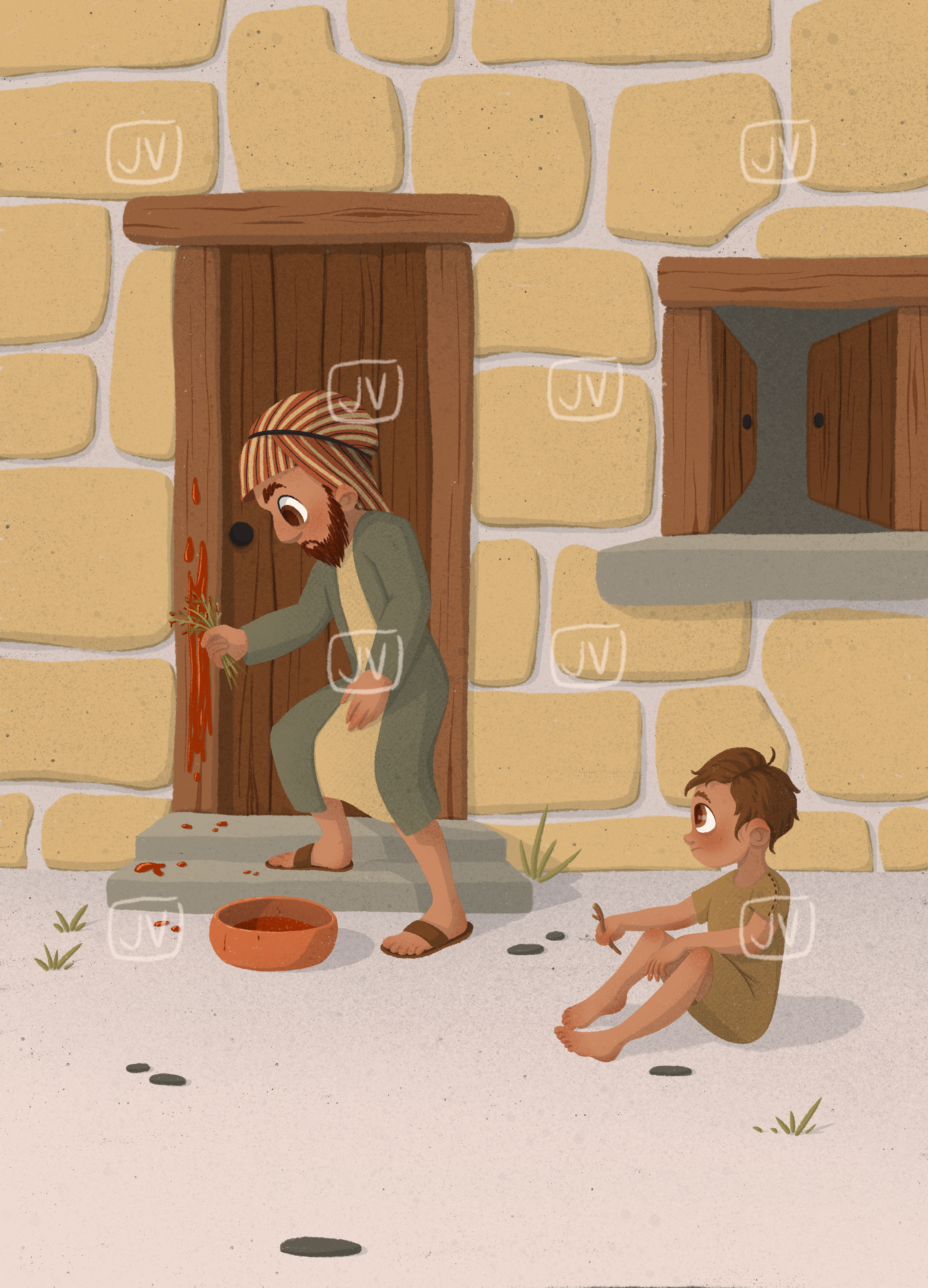 Jenske Visser - Law of Messiah drawing