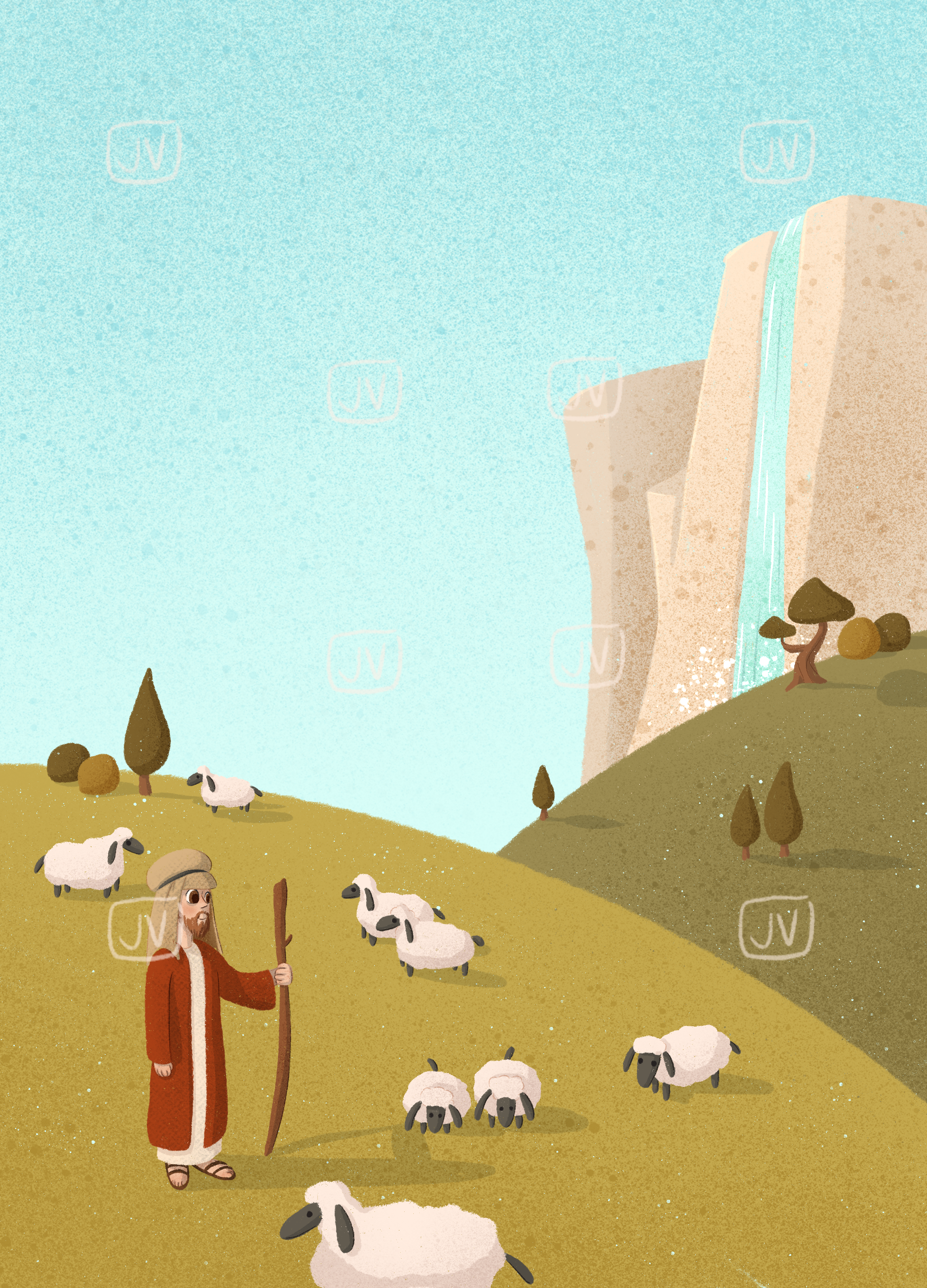 Jenske Visser - Law of Messiah drawing