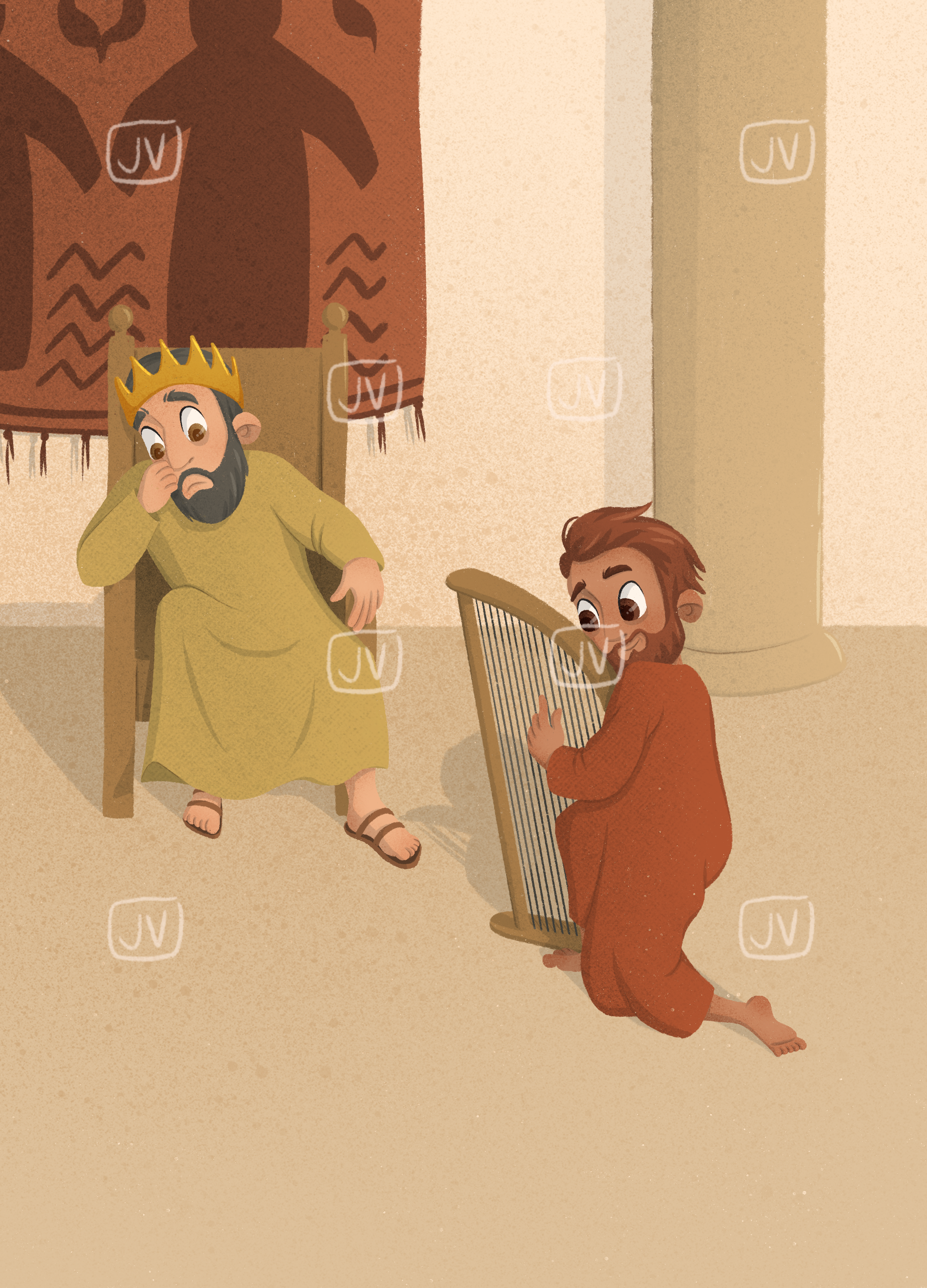 Jenske Visser - Law of Messiah drawing